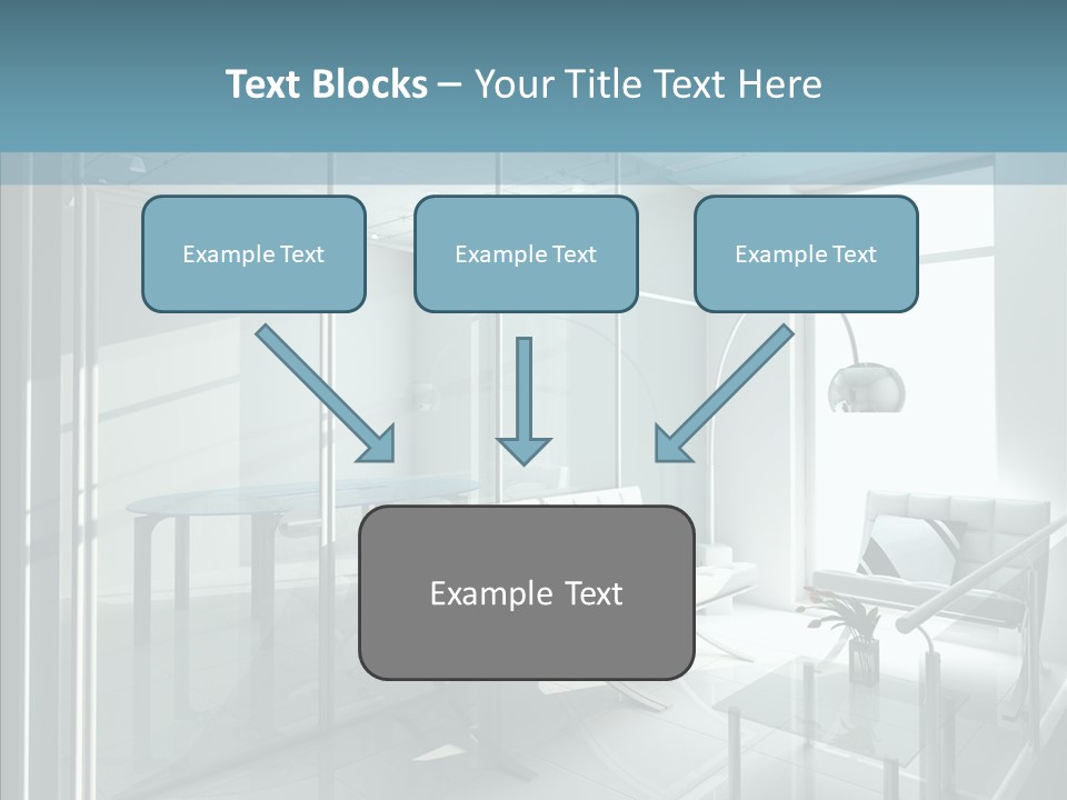 House Shadow Floor PowerPoint Template