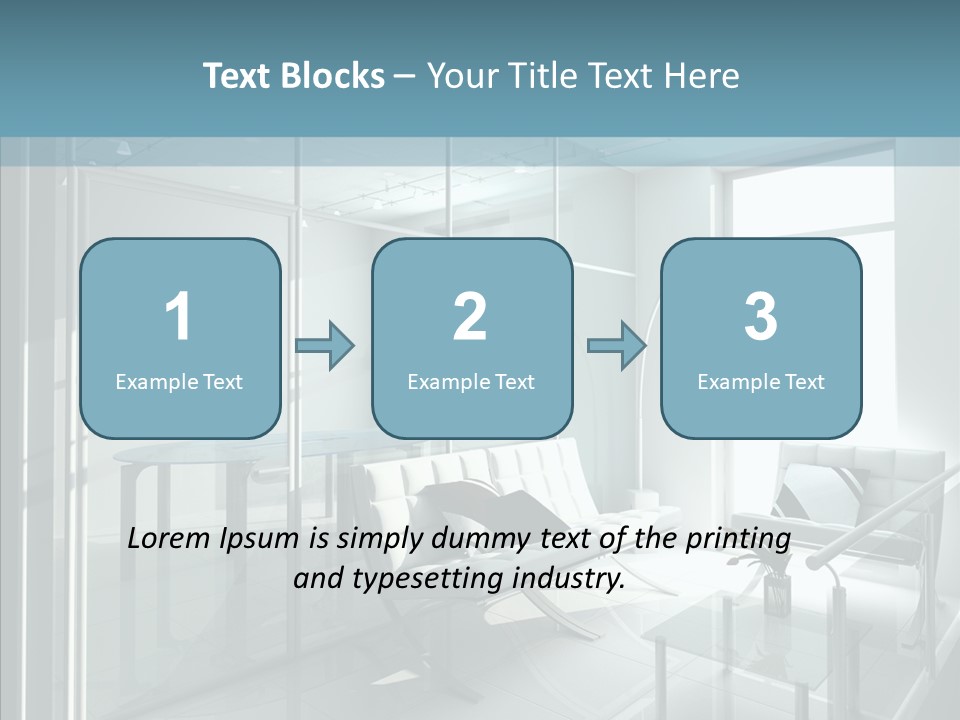 House Shadow Floor PowerPoint Template