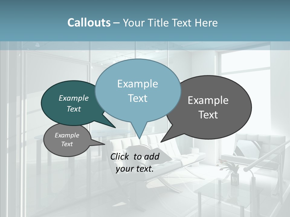 House Shadow Floor PowerPoint Template