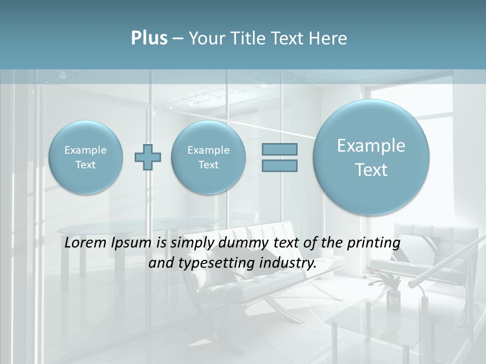 House Shadow Floor PowerPoint Template