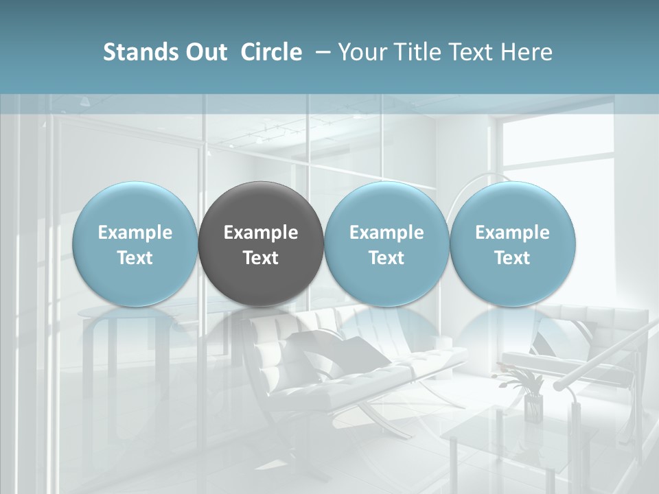 House Shadow Floor PowerPoint Template