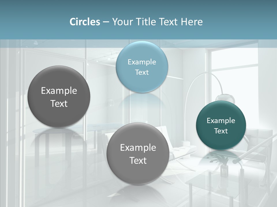 House Shadow Floor PowerPoint Template