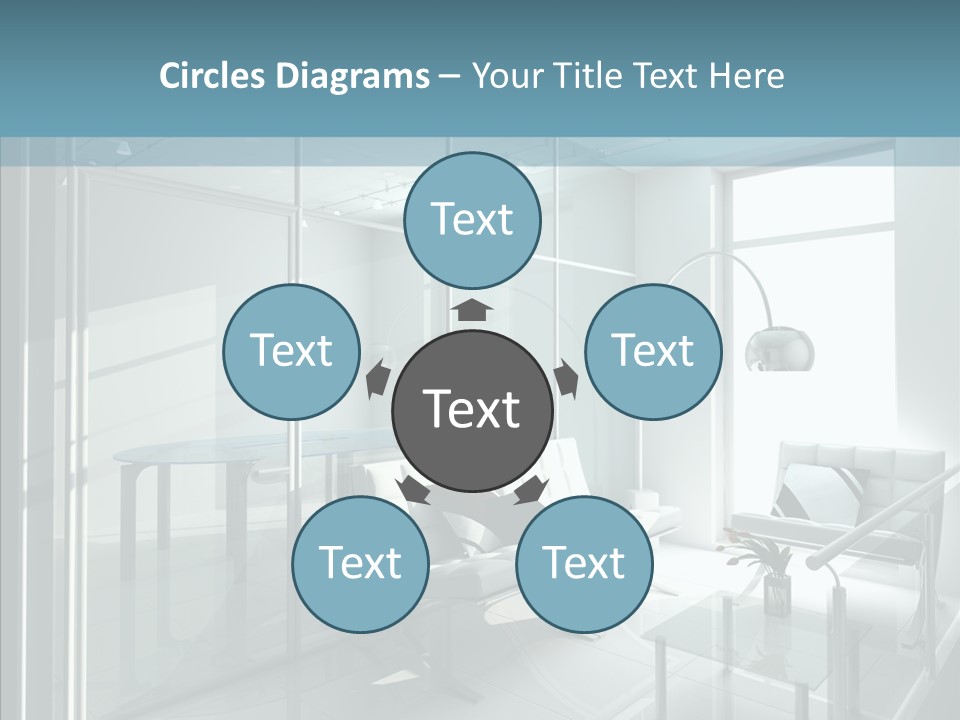 House Shadow Floor PowerPoint Template