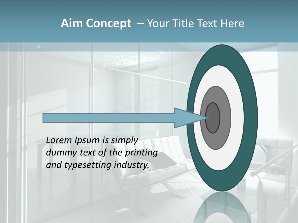 House Shadow Floor PowerPoint Template