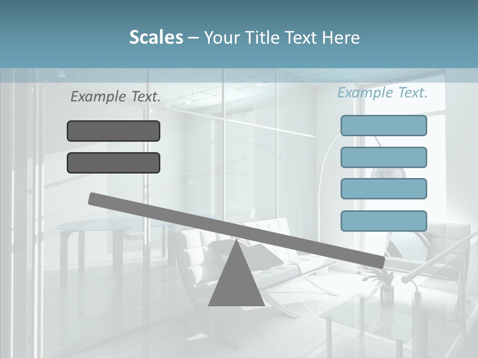 House Shadow Floor PowerPoint Template