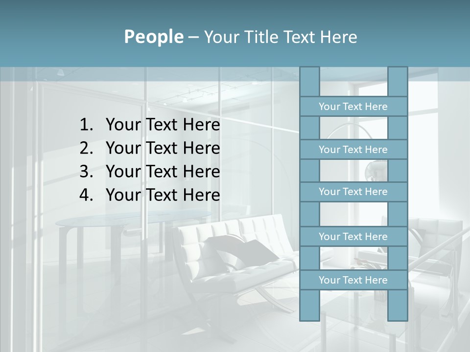 House Shadow Floor PowerPoint Template