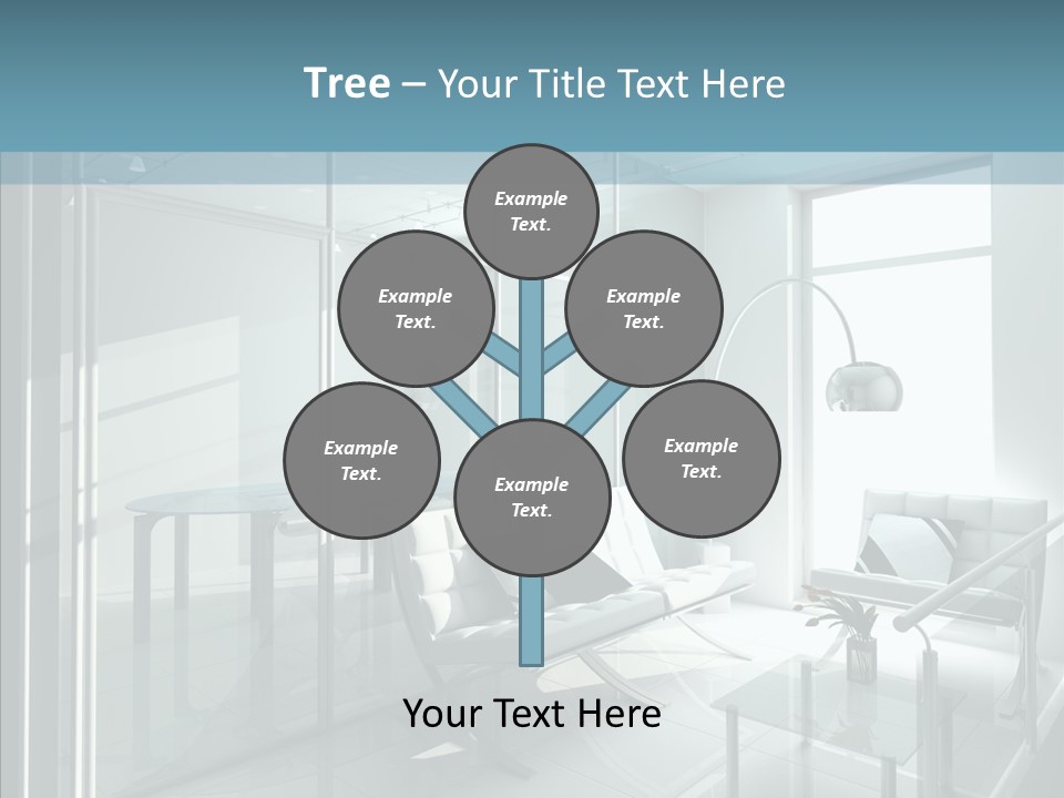 House Shadow Floor PowerPoint Template