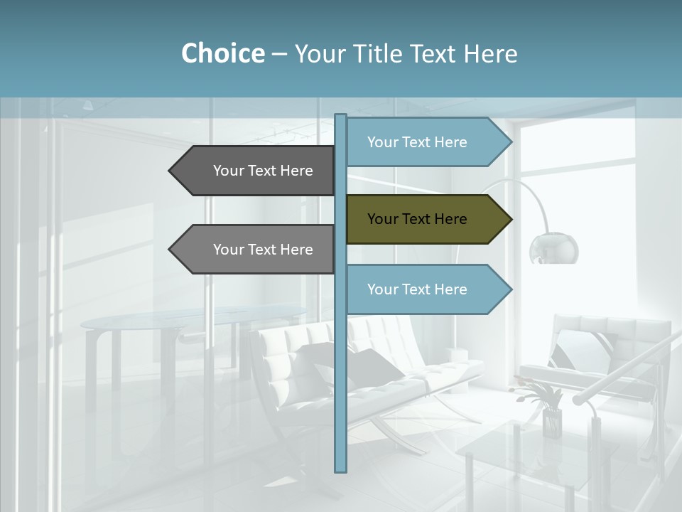 House Shadow Floor PowerPoint Template