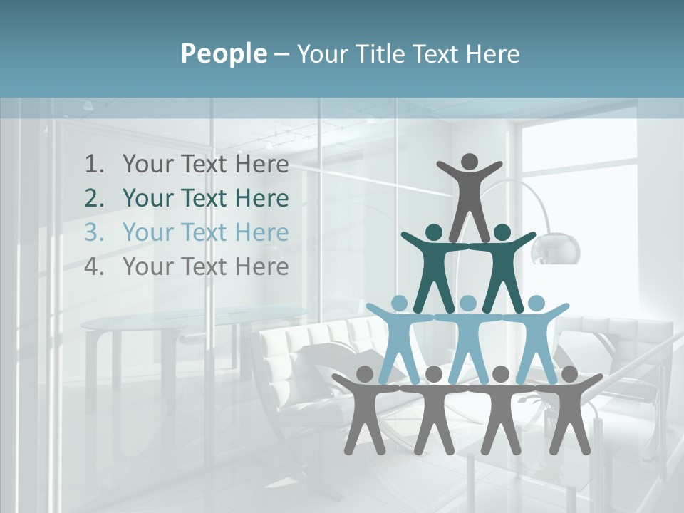 House Shadow Floor PowerPoint Template