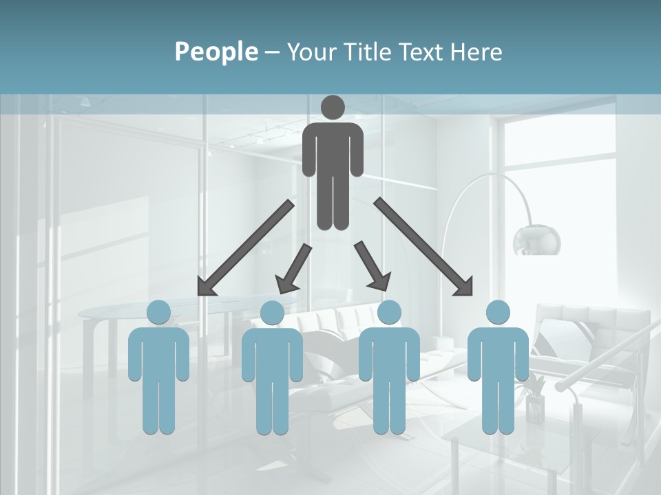 House Shadow Floor PowerPoint Template