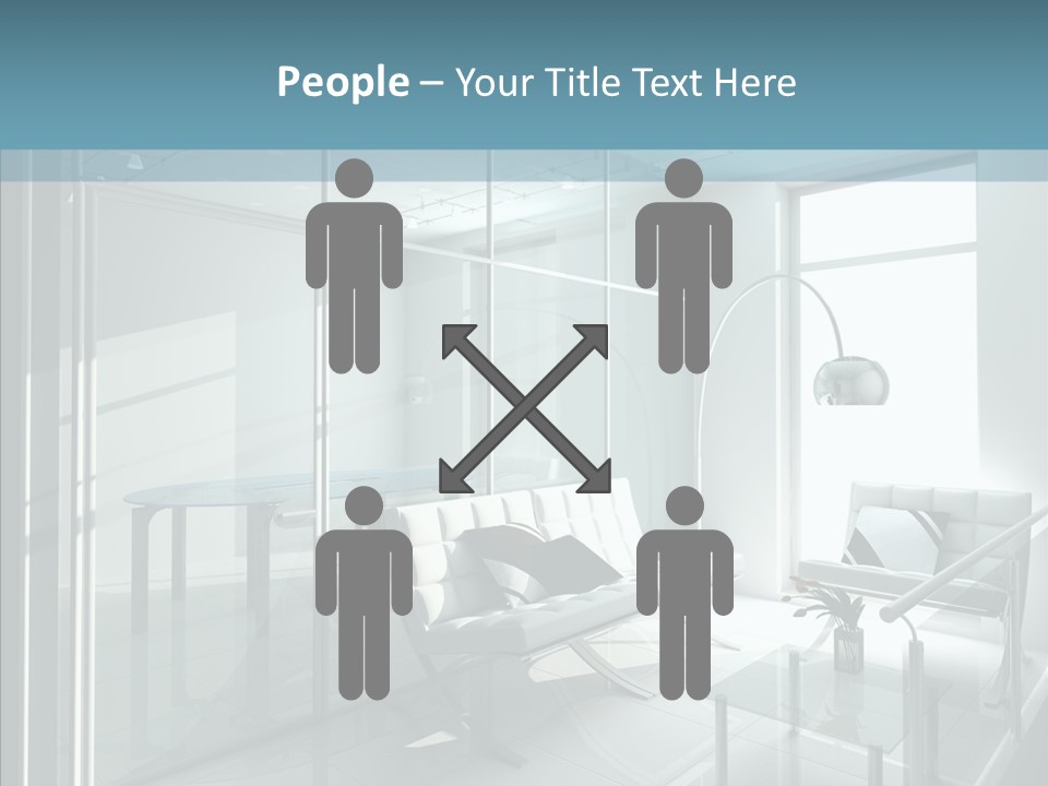 House Shadow Floor PowerPoint Template