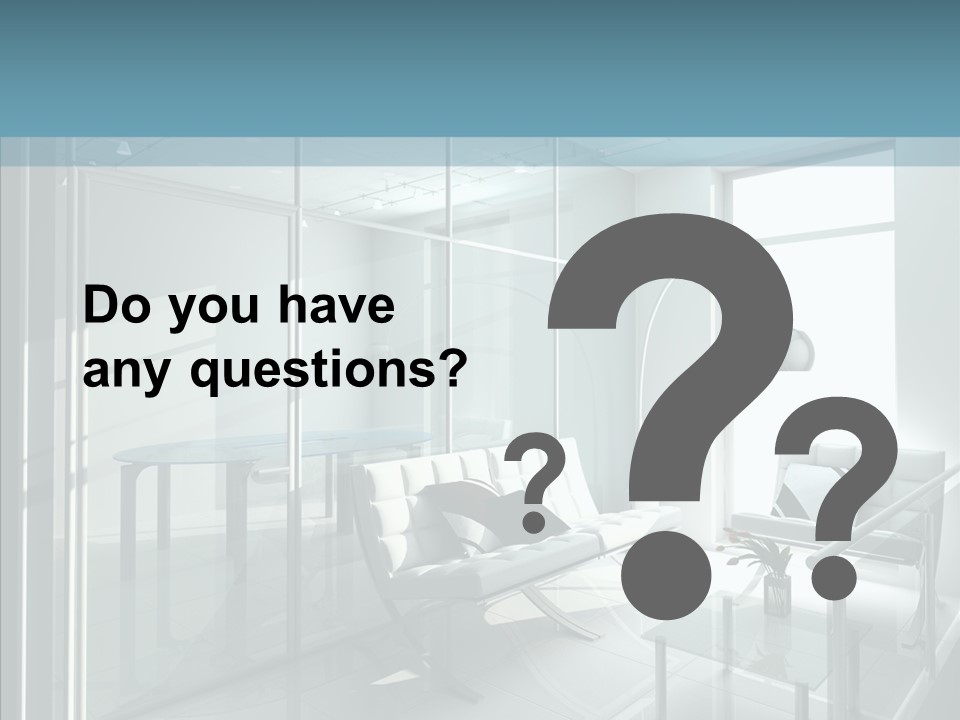 House Shadow Floor PowerPoint Template