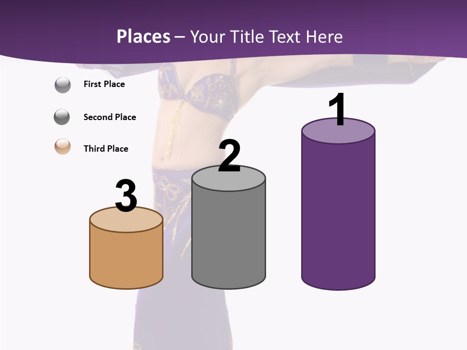 Dancer Bellydancing Belly Dance PowerPoint Template