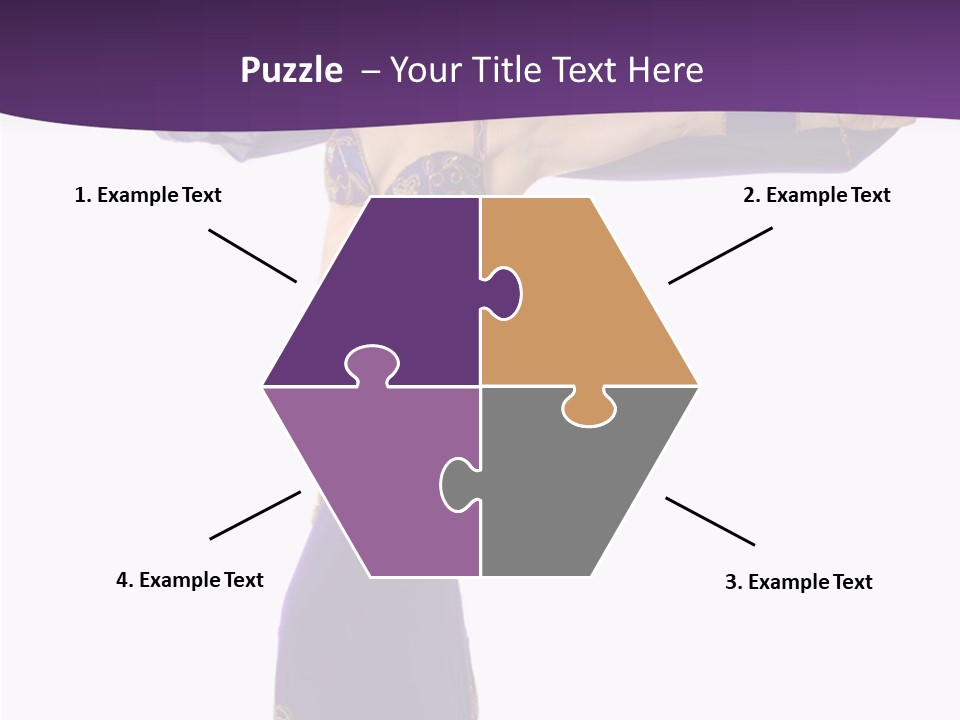 Dancer Bellydancing Belly Dance PowerPoint Template