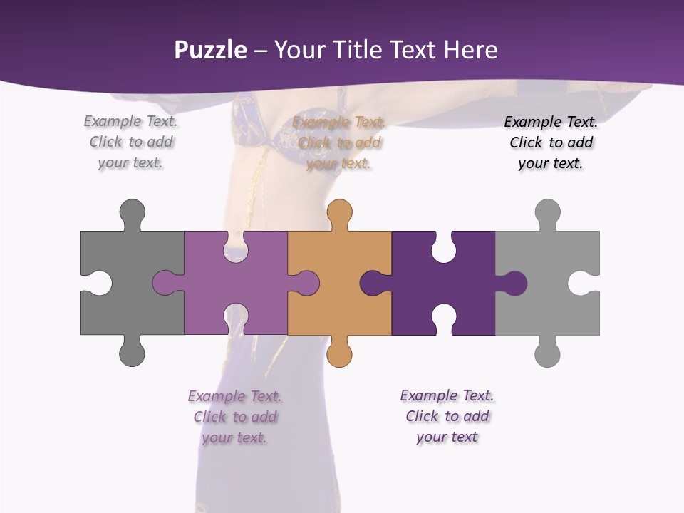 Dancer Bellydancing Belly Dance PowerPoint Template