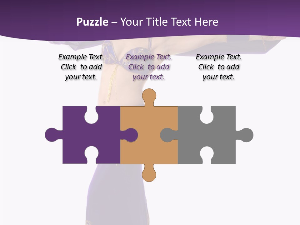 Dancer Bellydancing Belly Dance PowerPoint Template