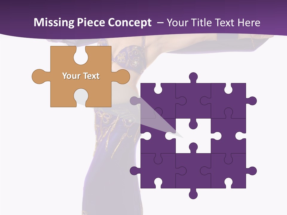 Dancer Bellydancing Belly Dance PowerPoint Template