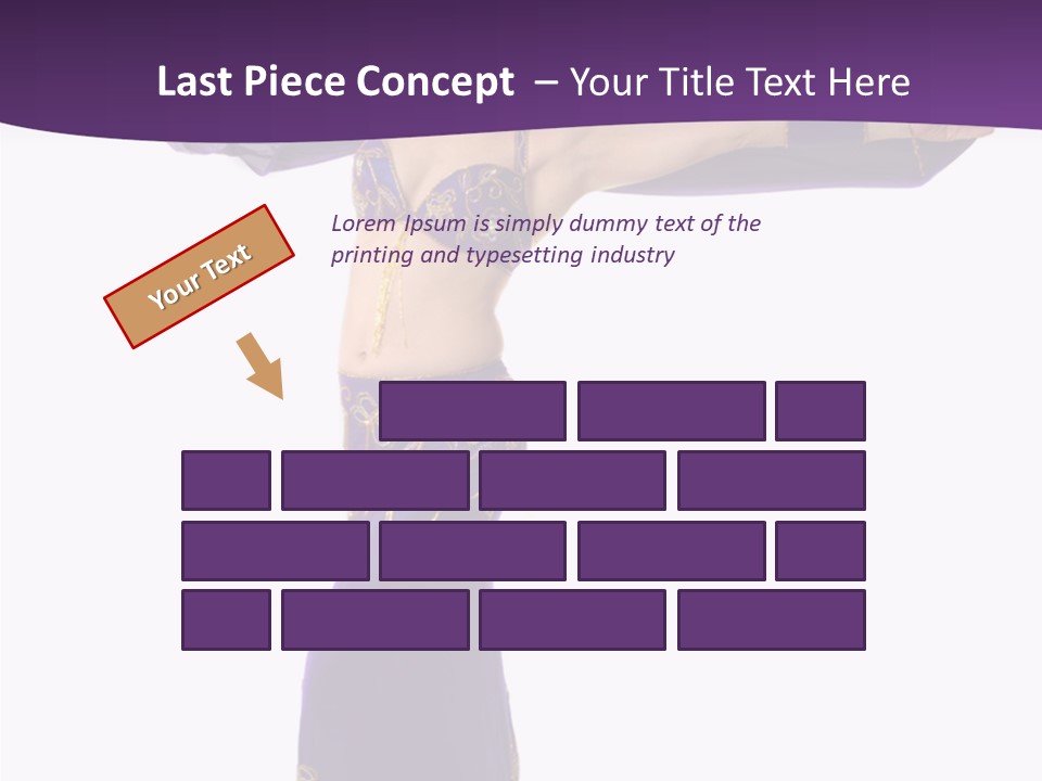 Dancer Bellydancing Belly Dance PowerPoint Template