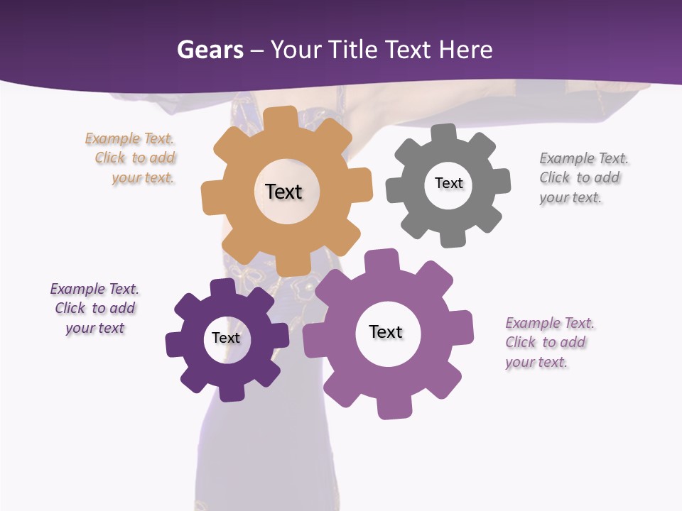 Dancer Bellydancing Belly Dance PowerPoint Template