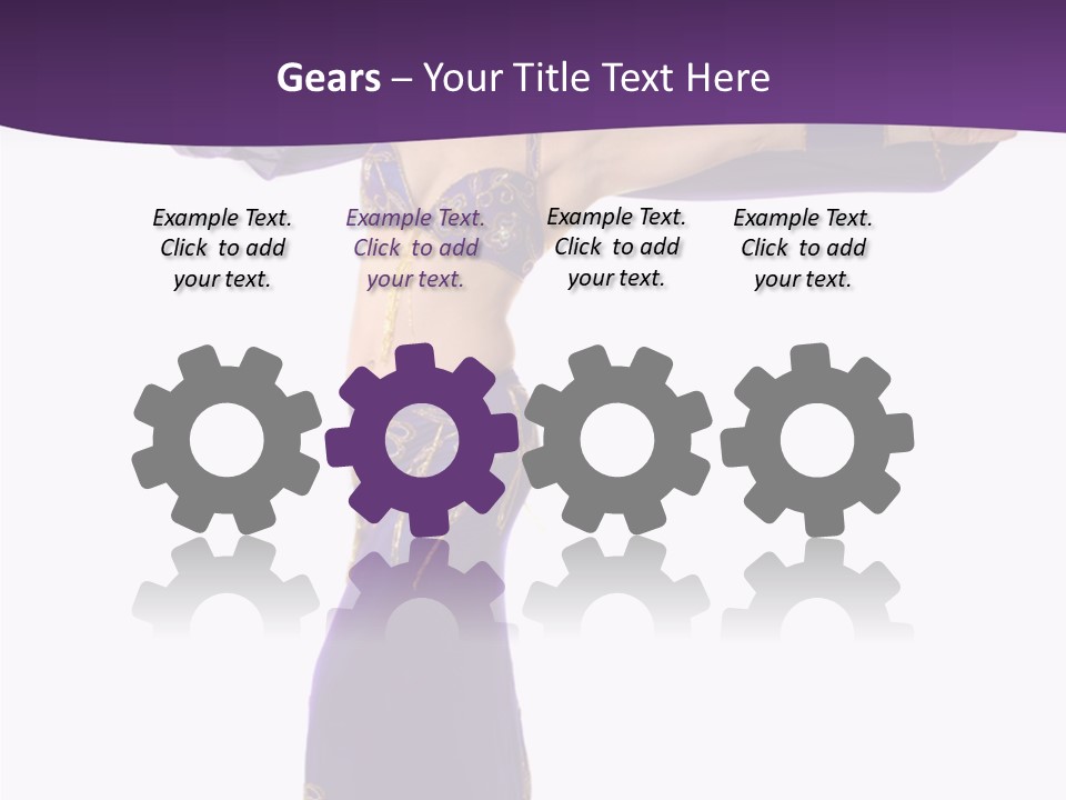 Dancer Bellydancing Belly Dance PowerPoint Template