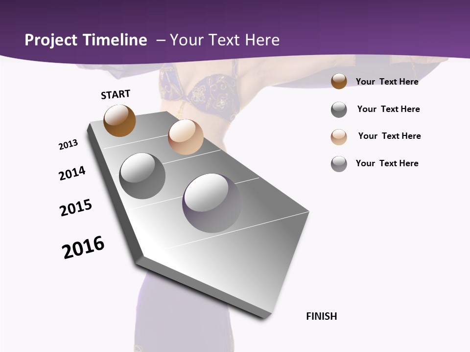 Dancer Bellydancing Belly Dance PowerPoint Template