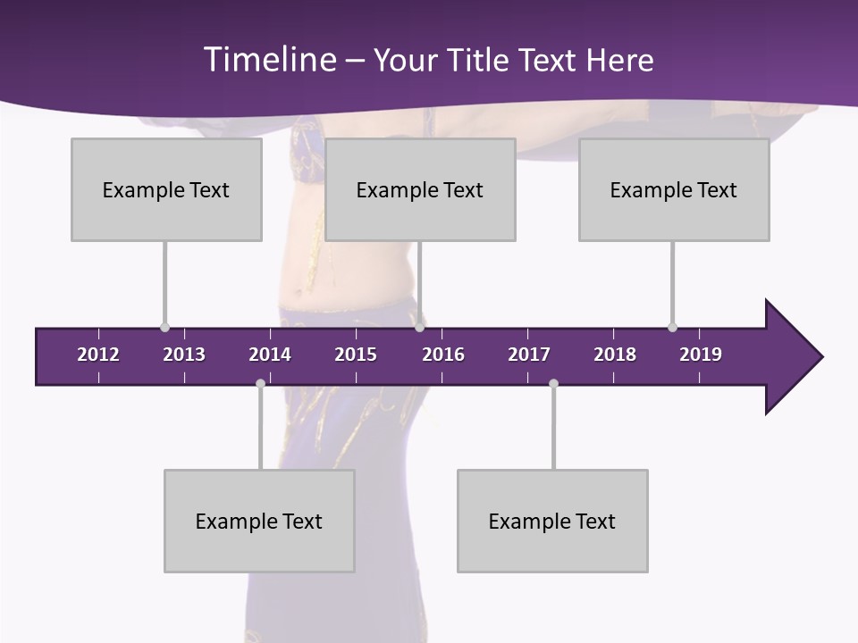 Dancer Bellydancing Belly Dance PowerPoint Template