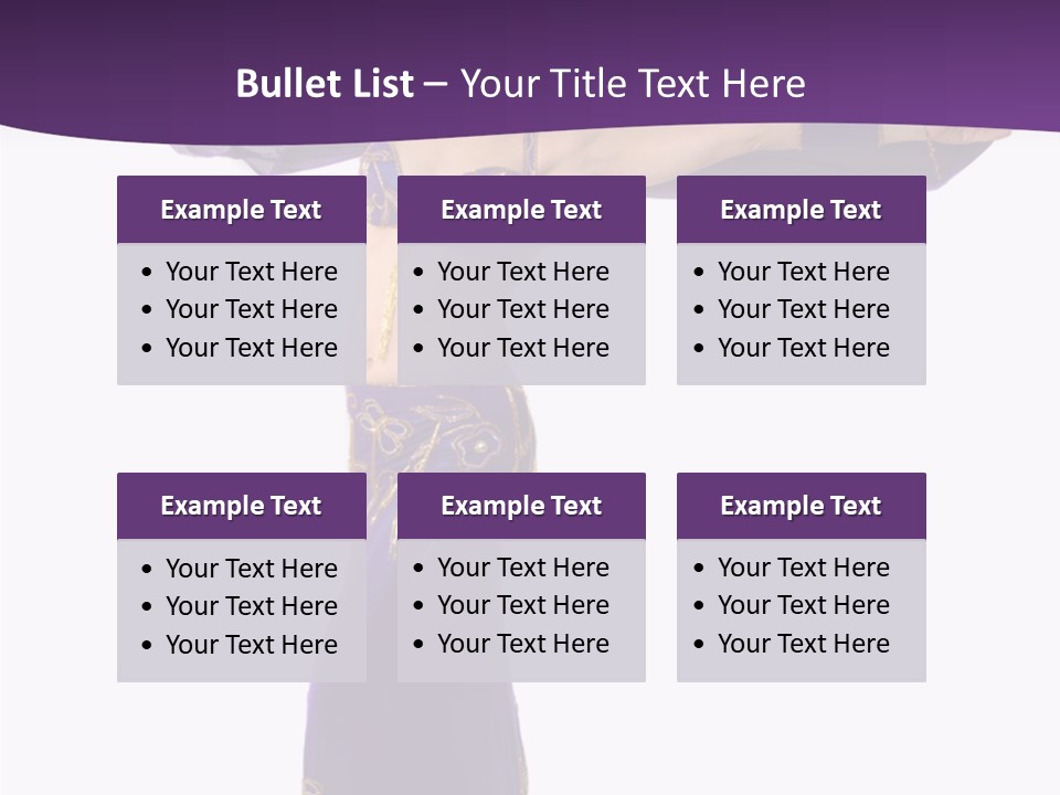 Dancer Bellydancing Belly Dance PowerPoint Template