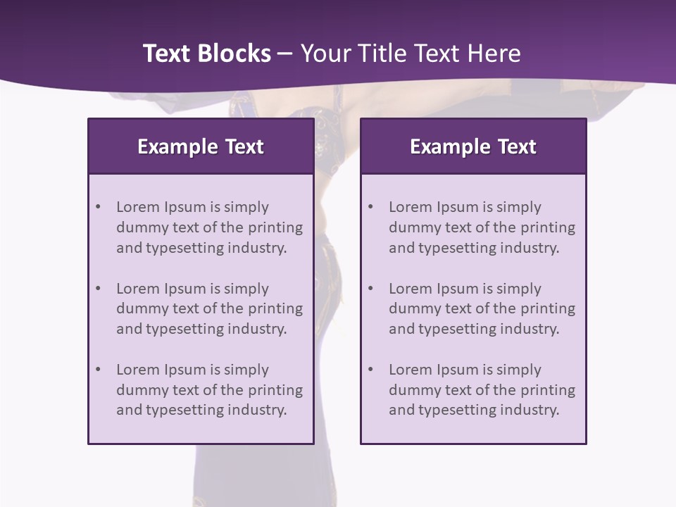 Dancer Bellydancing Belly Dance PowerPoint Template