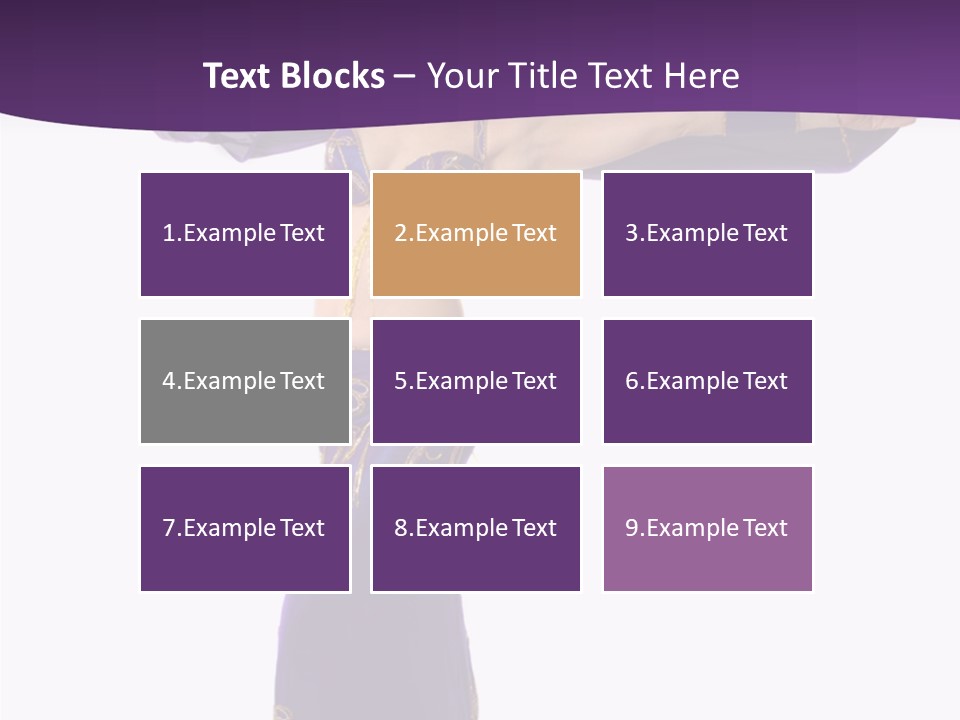 Dancer Bellydancing Belly Dance PowerPoint Template