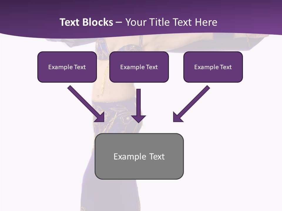 Dancer Bellydancing Belly Dance PowerPoint Template
