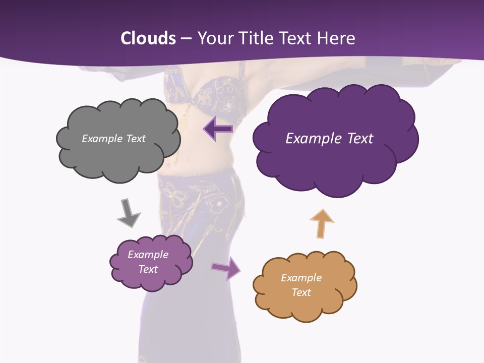 Dancer Bellydancing Belly Dance PowerPoint Template