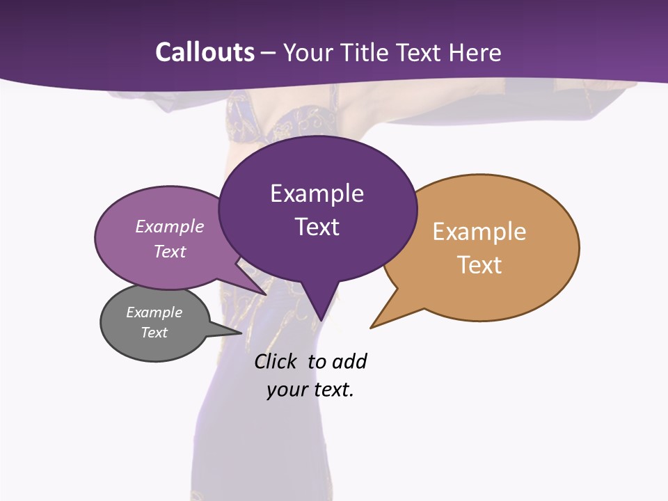 Dancer Bellydancing Belly Dance PowerPoint Template