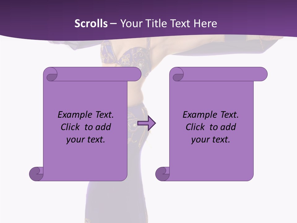 Dancer Bellydancing Belly Dance PowerPoint Template
