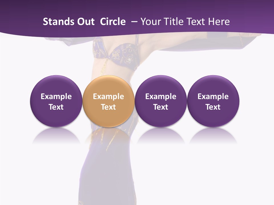 Dancer Bellydancing Belly Dance PowerPoint Template