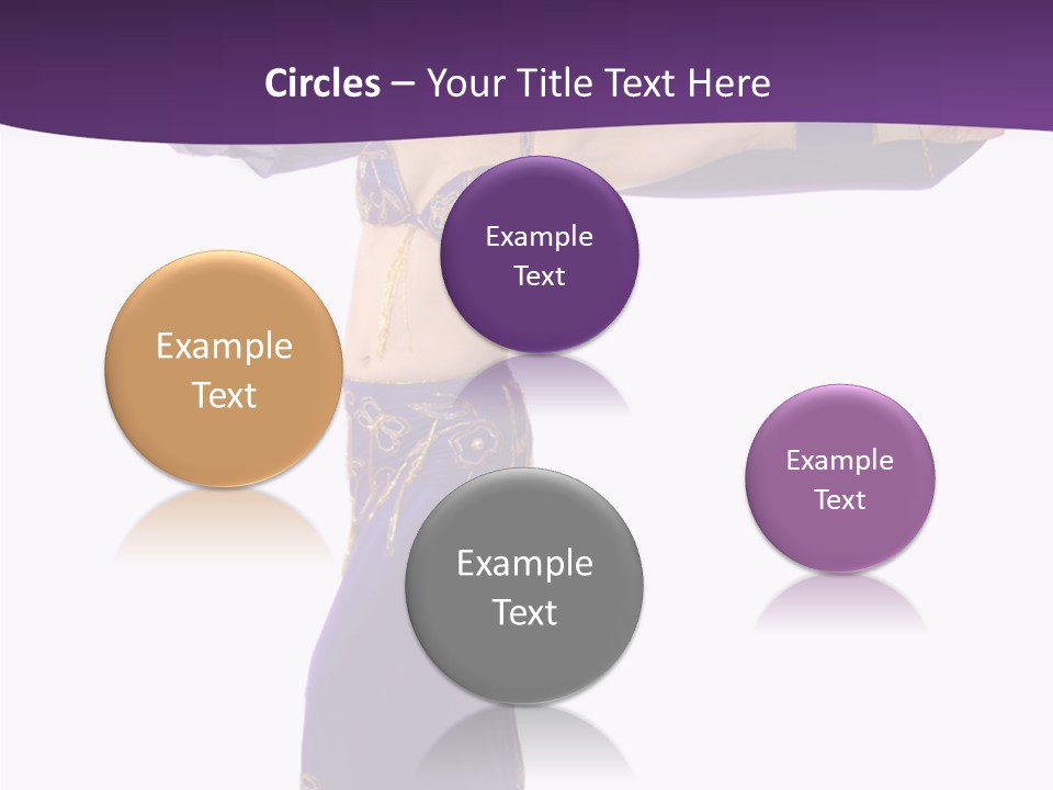 Dancer Bellydancing Belly Dance PowerPoint Template