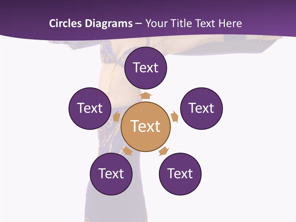 Dancer Bellydancing Belly Dance PowerPoint Template