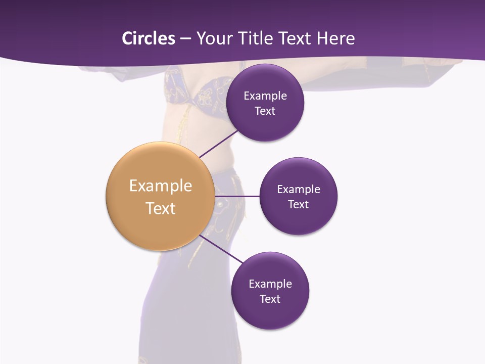 Dancer Bellydancing Belly Dance PowerPoint Template