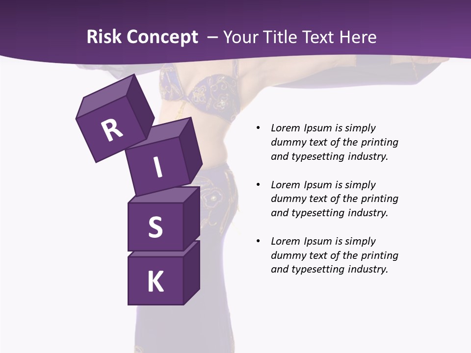 Dancer Bellydancing Belly Dance PowerPoint Template