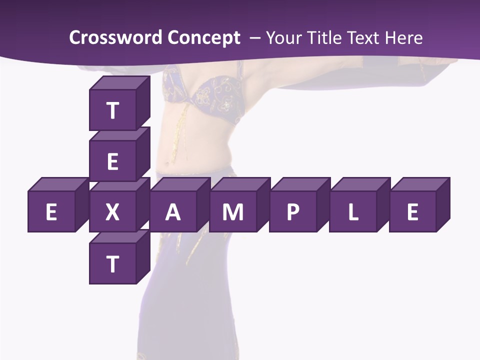 Dancer Bellydancing Belly Dance PowerPoint Template