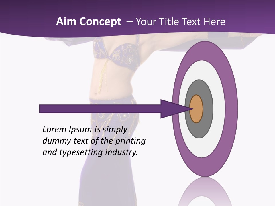 Dancer Bellydancing Belly Dance PowerPoint Template