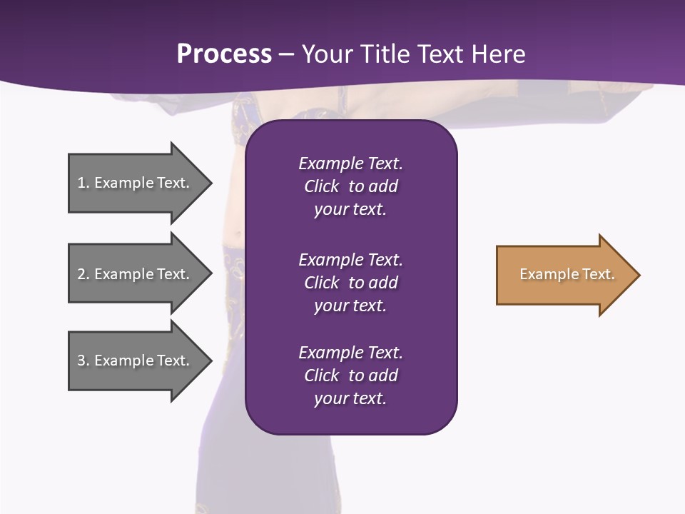 Dancer Bellydancing Belly Dance PowerPoint Template