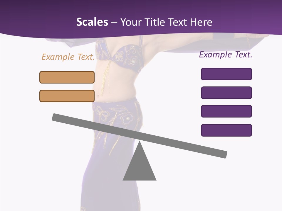 Dancer Bellydancing Belly Dance PowerPoint Template