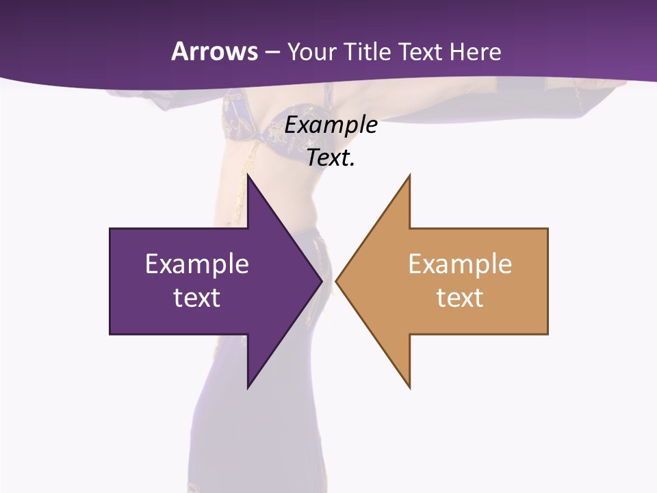 Dancer Bellydancing Belly Dance PowerPoint Template