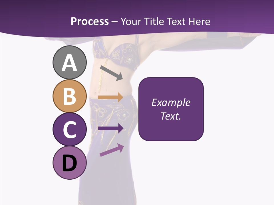 Dancer Bellydancing Belly Dance PowerPoint Template