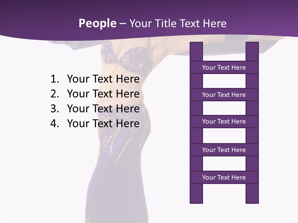 Dancer Bellydancing Belly Dance PowerPoint Template