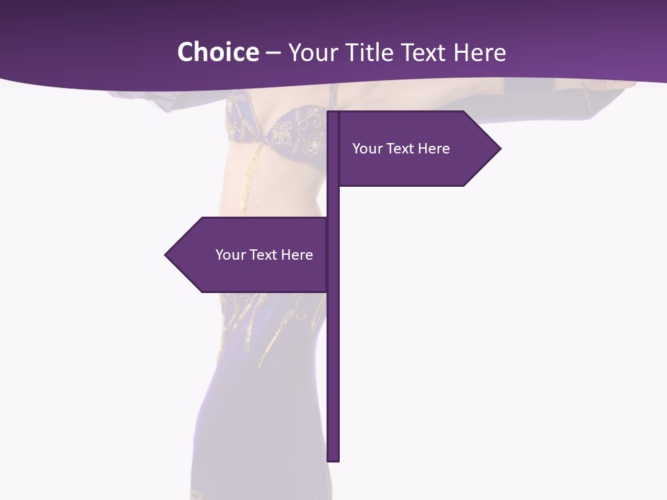 Dancer Bellydancing Belly Dance PowerPoint Template