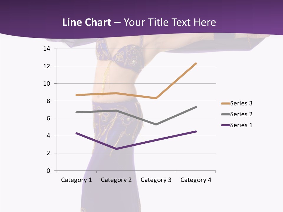 Dancer Bellydancing Belly Dance PowerPoint Template