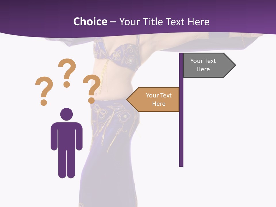 Dancer Bellydancing Belly Dance PowerPoint Template