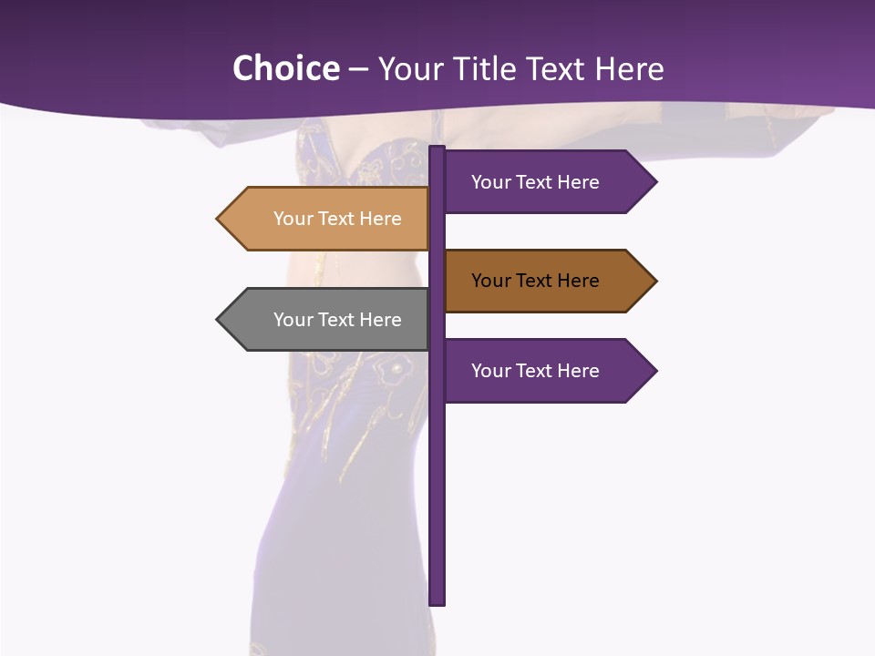 Dancer Bellydancing Belly Dance PowerPoint Template