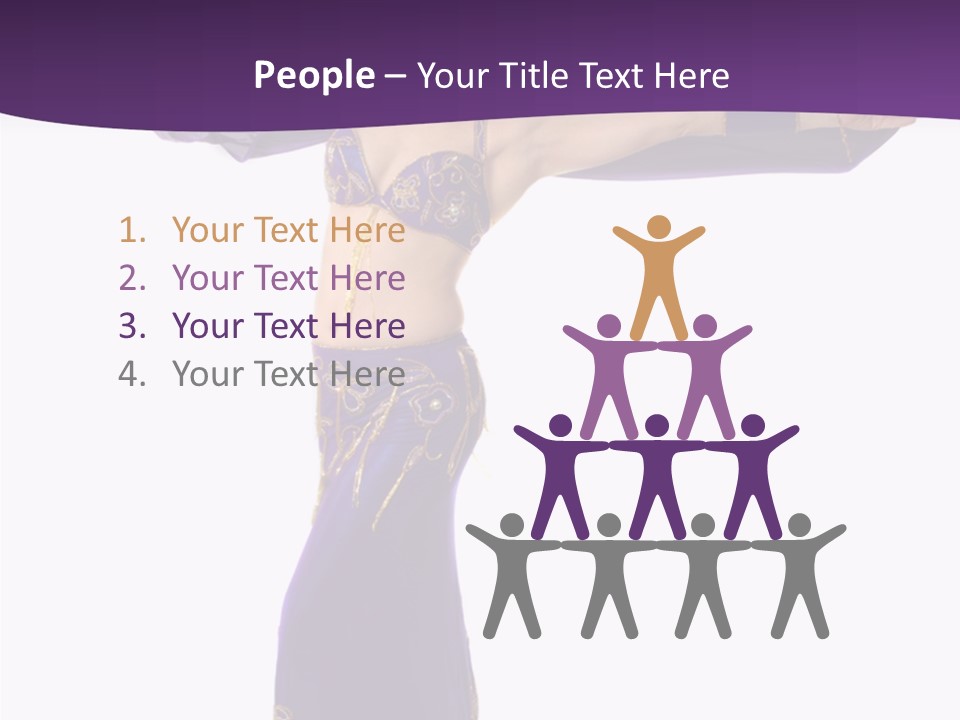 Dancer Bellydancing Belly Dance PowerPoint Template